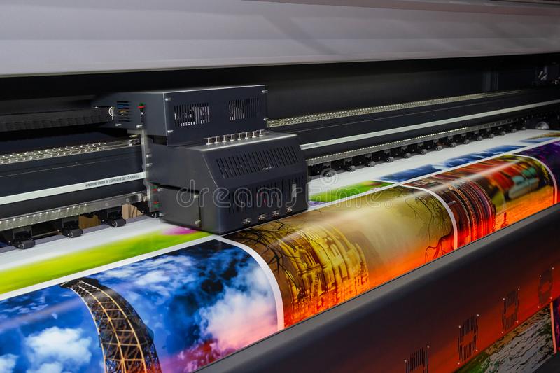 large format printing machine